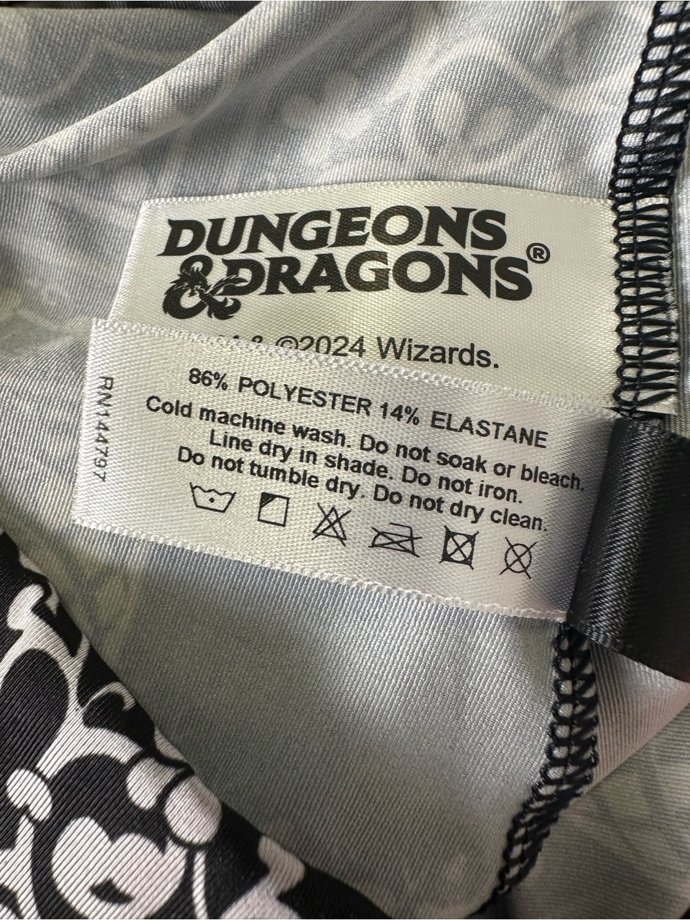 Black milk dungeons & dragons dungeon master palazzo pants - Picture 7 of 7